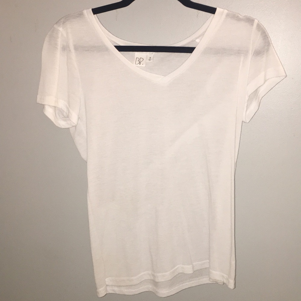Nordstrom white shirt sleeve shirt